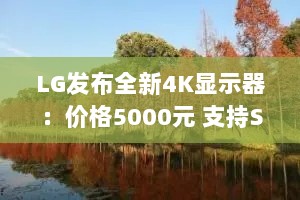 LG发布全新4K显示器：价格5000元 支持SDR转HDR